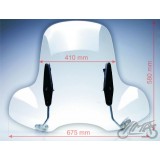 PLEXI MOTOCYKLOVÉ - UNI - ČIRÉ - VELKÉ (675X580MM)